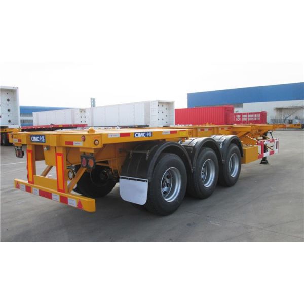 Port transport CIMC 3 Axle 40ft 12M Skeletal Container Trailer