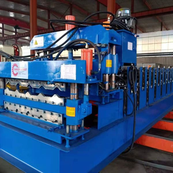 Double Layer Metal Roofing Corrugated Roll Forming Machine Gi