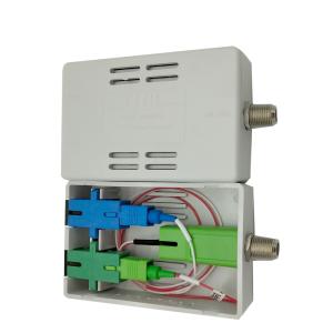 China GPON/EPON Network SC / APC To RF CATV Fiber Optic Receiver High isolation WDM Separate CATV and ONU on sale