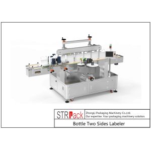 Two Sides Flat Bottle Labeling Machine Servo System 380V