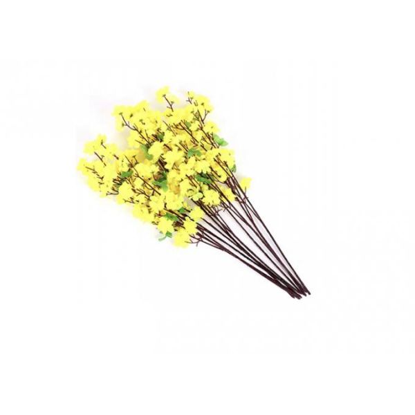 Single Bunch 6 Forks Red Peach Blossom Artificial Flowers
