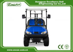 Quality Blue Color Mini Electric Golf Buggy 48V With Trojan Battery/Curtis Controller for sale