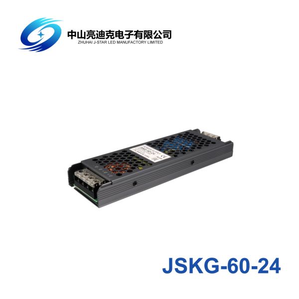 LVD Certification 2.5A LED Panel Light Power Supply 24V DC 60W