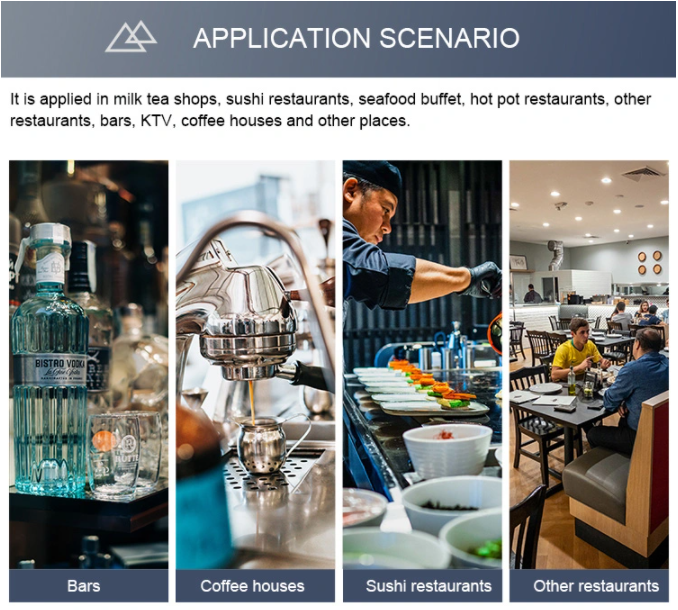 320KG /24H Automatic Ice Maker Square Cube Commercial 1500W 105L