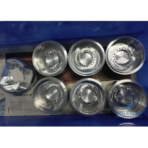 Polished CNC Custom Precision Parts Titanium Laser Cutting Machines Components