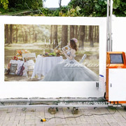 CMYK UV Wall Printer Machine With Double Epson Heads