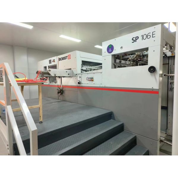 Uesd BOBST SP-106E Automatic Die Cutting & Stripping Machine,Years 2011,Working Speed:6500s/h