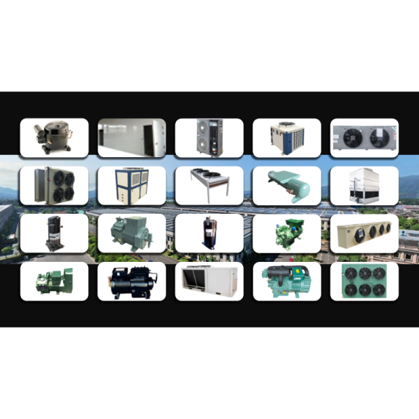 2 Coil Rows Freezer Room Condensing Unit Optimal Cooling Performance with and Bracket Included