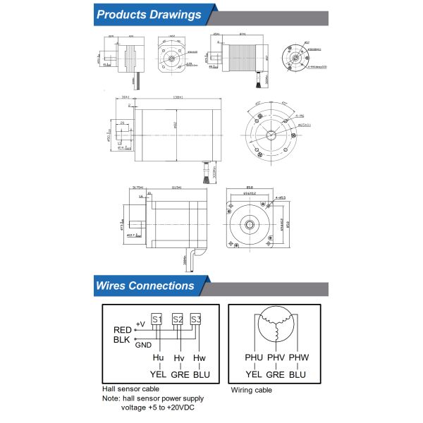 57mm Bldc Motor For EV Boat With Motor Controller