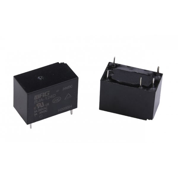 Rated Current Max 50A PCB Mount Relay Long Life Large Capacity RJA-124D