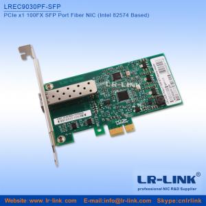 China LREC9030PF-SFP PCIe x1 100FX Desktop Ethernet  Adapter Controller (Intel 82574 Based) Support PXE Bootroom on sale