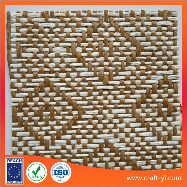 Buy Woven papyrus faux straw raffia fabric and linen type cloth for shoes handbag hat etc at wholesale prices