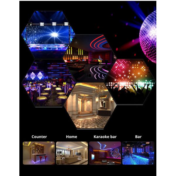 6.5 FT WiFi RGB Smart LED Light Strip Music Sync App Smart Life