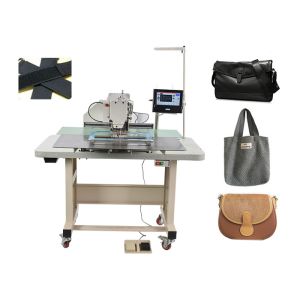 Quality Conjoined Two Axis DP17 Leather Bag Computerized Pattern Sewing Machine for sale