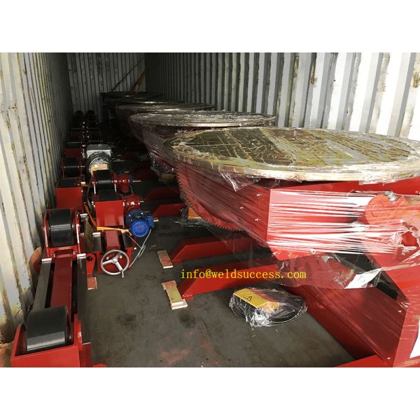 Lead Screw Welding Turning Roller , Welding Rotator Machine 10 Ton