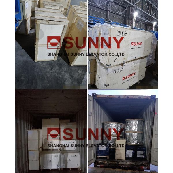 Engine Traction Unit Vvvf Drive Lift Traction Machine With DC110V 2A Brake