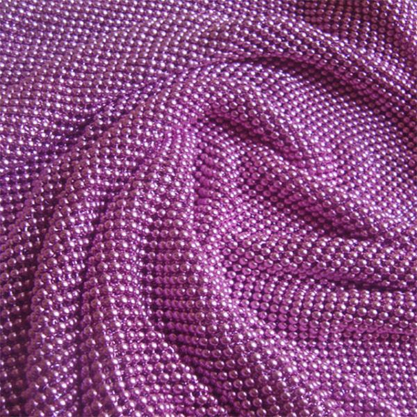 Top quality hot sale cheap beautiful and colorful Bead Shape Metallic Sequin Cloth Fabric metal mesh curtain