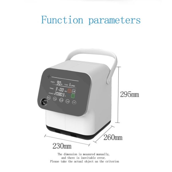 Portable Household 1-7L O2 Concentrator Machine With Nebulizer And Purit