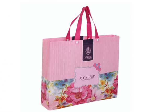 Buy Foldable Canvas Shopping Bags OEM/ODM Custom Design Non Woven Type Reusable at wholesale prices