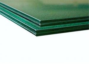 Clear Tempered Laminated Glass , Flat / Curved PVB Interlayer Laminated Glass