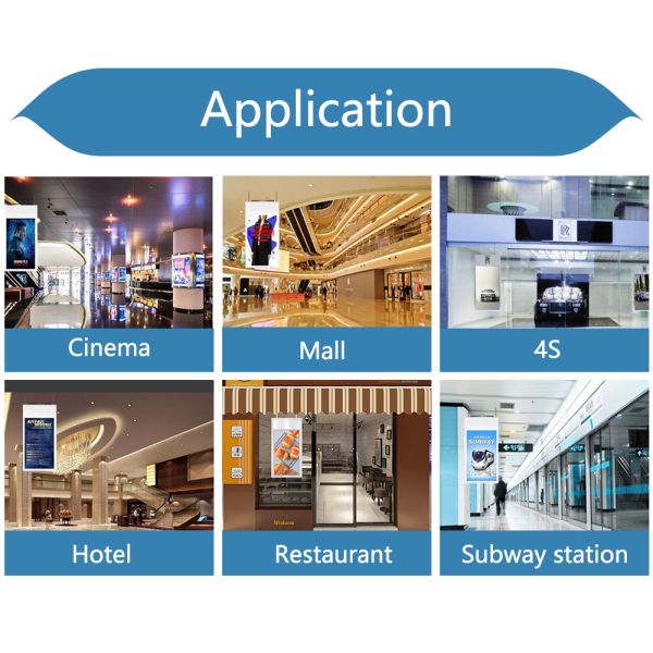 Interactive Indoor Digital Signage , Dust Proof Digital Menu Boards 49 Inch