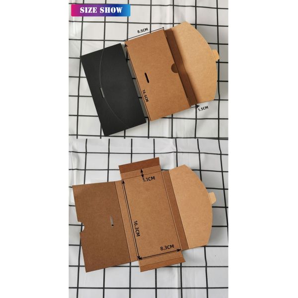 Rigid Kraft Paper Envelope Mobile Case Packaging Box OEM