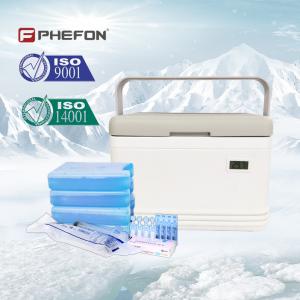 China White Medical Cooler Box 8L Medical Cool Box With Thermometer on sale