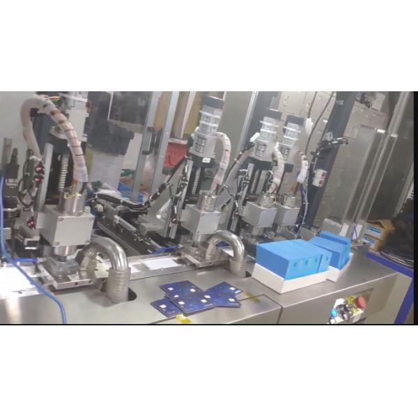 Automatic IC Card Embedding Machine YIE-4000 implanting the punched IC chips into the milled slots or cavities of PVC cards