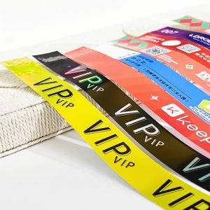 Printable Tyvek Paper Wristbands With Sequential Numbering Barcoding