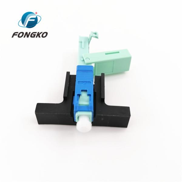 UPC Fast Connect Single Mode Fiber Sc Connector 50mm For FTTH