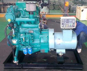 China Small Boat 10kva marine diesel generator water cooled 8kw wet exhaust manifold on sale