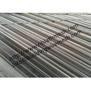 Quality Flat Galvanized Expanded Metal Lath , Wire Mesh Lath 2500MM Length for sale