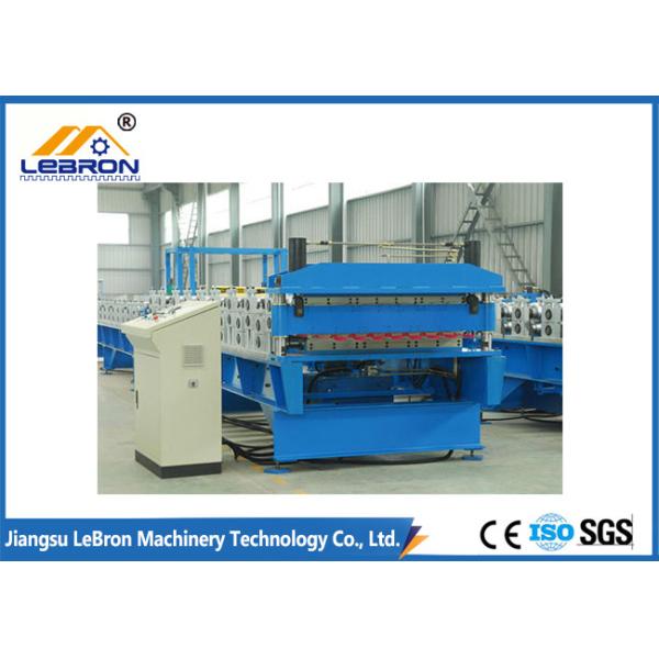 Dual Sheet Wall Panel Roll Forming Machine Customized Feeding Width High Forming