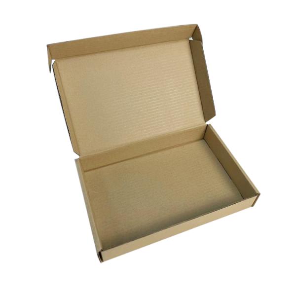 Customizable Gift Paper Box Brown CDR File Kraft Corrugated Mailer Boxes Versatile
