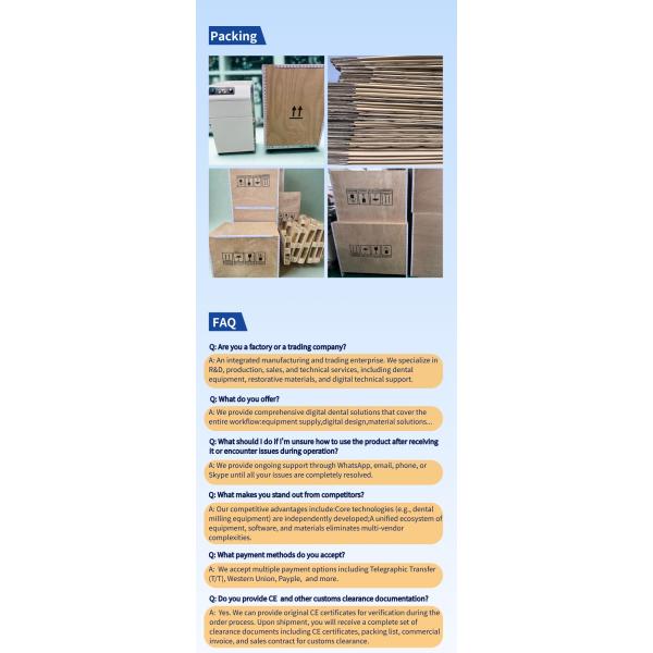 Blank Monolithic Dental Zirconia 10MM - 25MM Cad Cam Zirconia Blocks