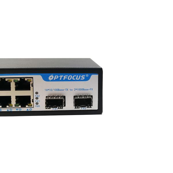 Security Camera CCTV IP Camera 16 Port Gigabit Poe Switch Managed Ethernet Network Switch