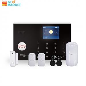 Quality Smart Home Tuya Alarm System Alexa Google Voice Control Wireless Wifi 4G SMS Alarm System for sale