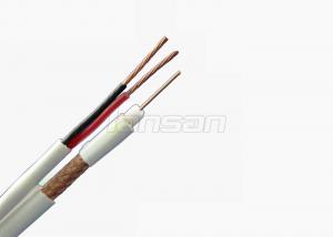 China Copper Clad Aluminum Power Line Coaxial TV Cable OEM / ODM CE Approved on sale