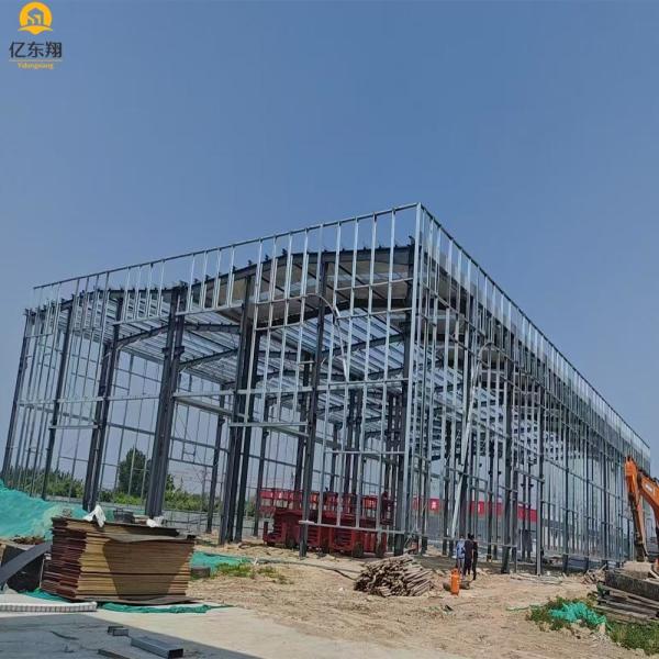 Prefabricated Steel Structure Building with Sandwich Panel Cladding