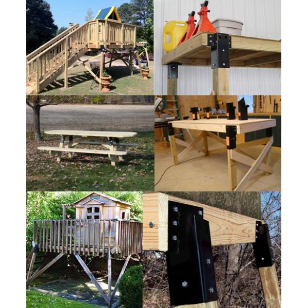 Customized Hardware Hunting Platform Brackets Deer Blind Elevators 4X4 2x4 for Items