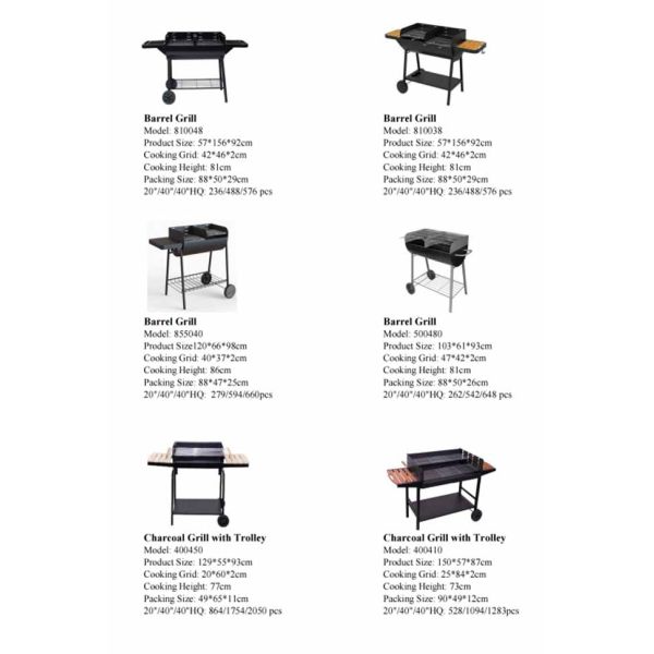 Large Double-Sided Folding Charcoal Grill for Courtyard Home Stay Camping Outdoor Commercial Camps Parties