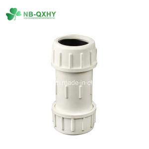 China UPVC Quick Connect Pipe Fittings Connection with Socket Connection End Connector on sale