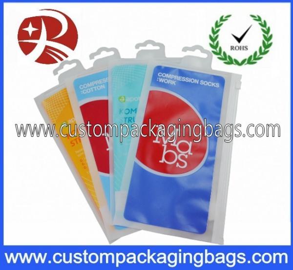 PLA Biodegradable Corn Starch Compostable Zipper Hanger Bags