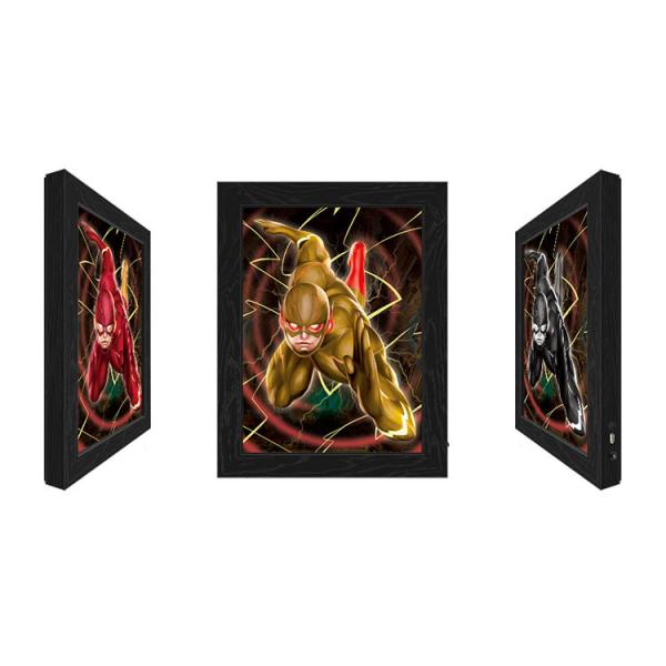 Lenticular Flip Change Anime 3D Poster Frame LED Light Box
