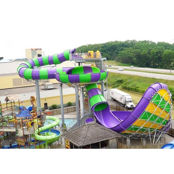 Aqua Park Custom Super Boomerang Water Slides For 1080 Riders