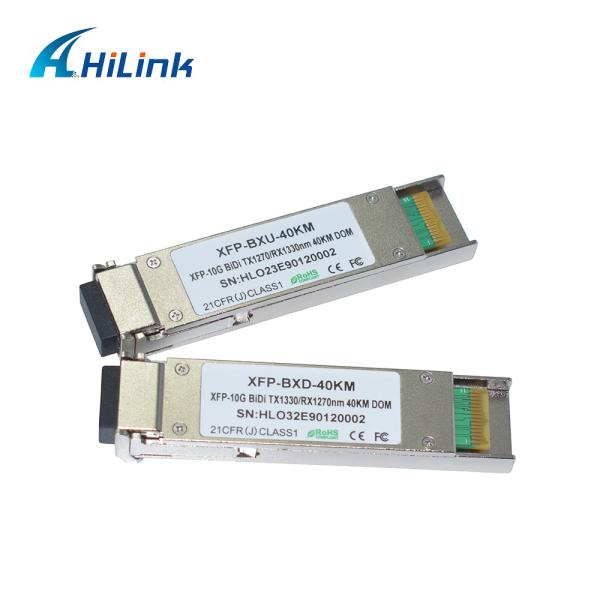 Single Fiber XFP Transceiver WDM 1330/1270nm BIDI 10G Module 40KM LC Connector
