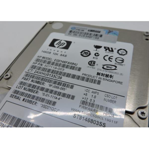 1 Year Warranty HP Hard Disk 507125-B21 507119-003 507283-001 146G 10K SAS 2.5 Inch