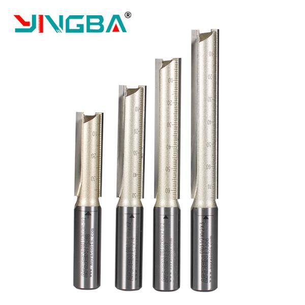 A0114 65HRC Arden Router 2 Flute 6mm Straight Plunge Router Bits