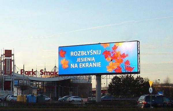 Buy 16mm Outdoor Full Color Led Display Screen Advertising 3906 Dots Energy Saving 50% at wholesale prices