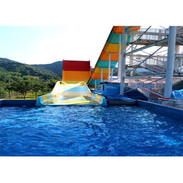 Commercial Fiberglass Custom Water Slides Adult Stimulating High Speed Slide